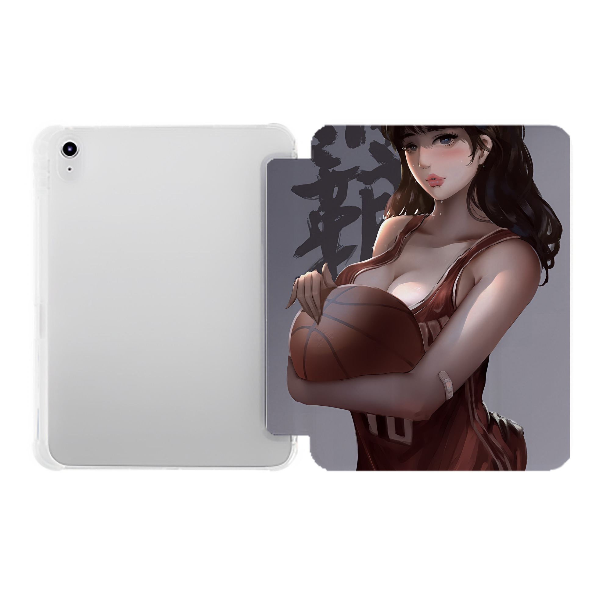 （画像用） SLAM DUNK／スラムダンク IPad ケース ペン収納付き 三つ折りスタンド PUレザー×シリコン 対応機種9.5/10.5/10.9インチ